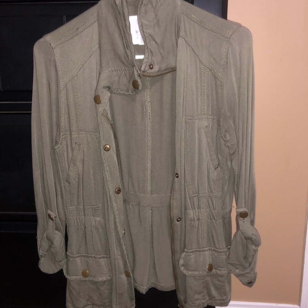 olive green jacket